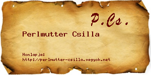 Perlmutter Csilla névjegykártya